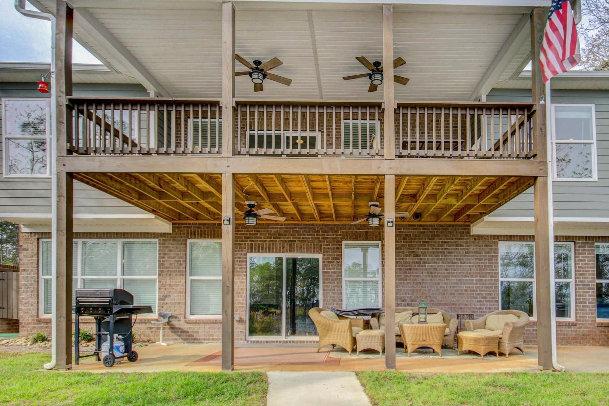 Lakefront Leesville Retreat With Private Dock! Lake Murray Shores Exterior photo
